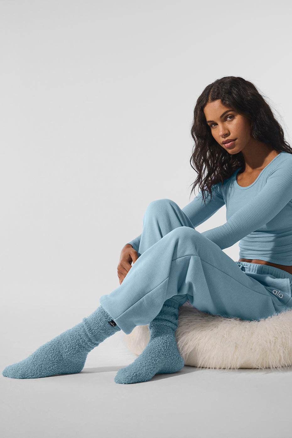 Gather Long Sleeve - Celestial Blue - Image 4