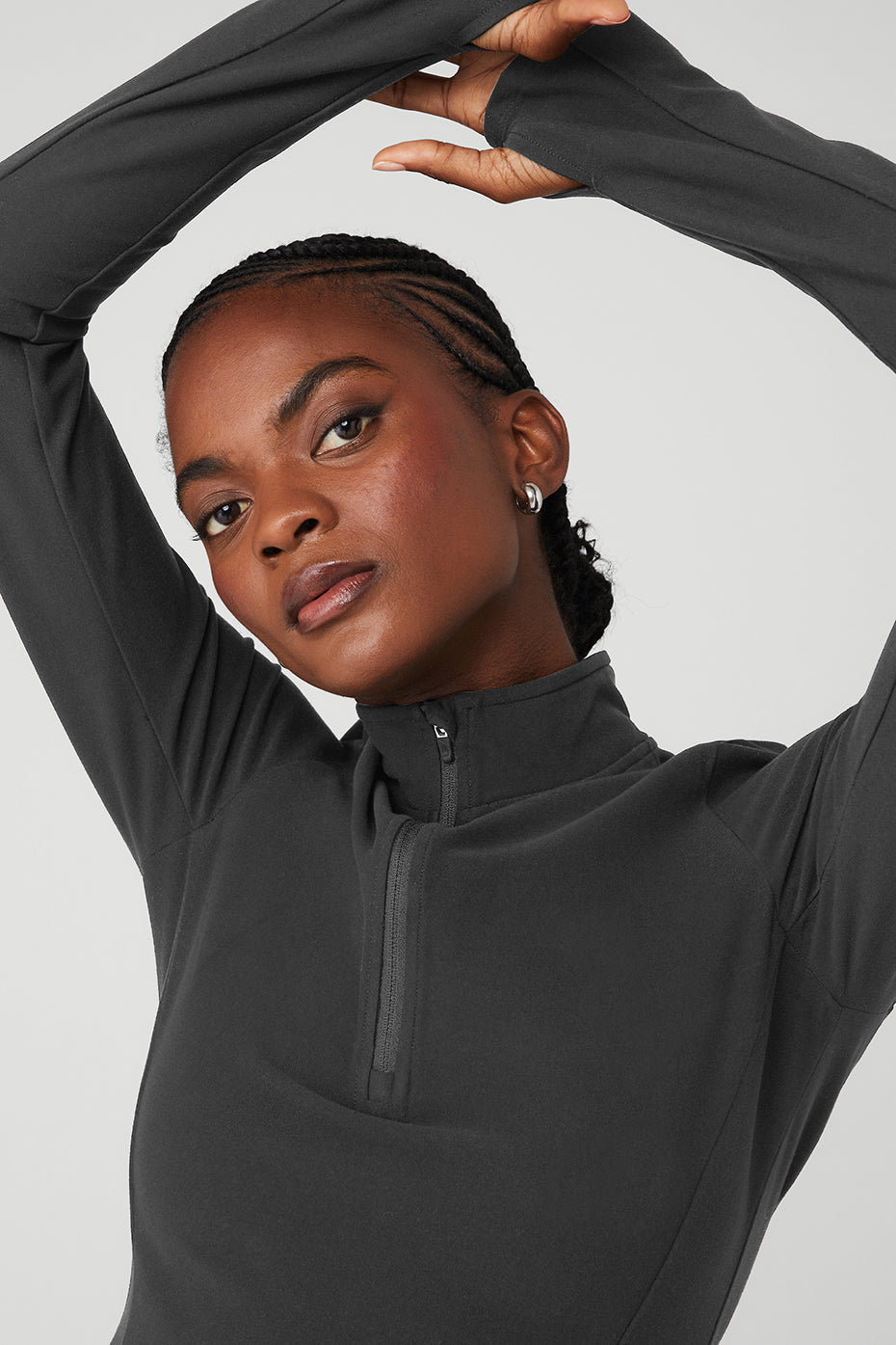 Alosoft 1/2 Zip Rapid Pullover - Anthracite - Image 5