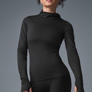 Airlift Winter Warm Hooded Runner - Black