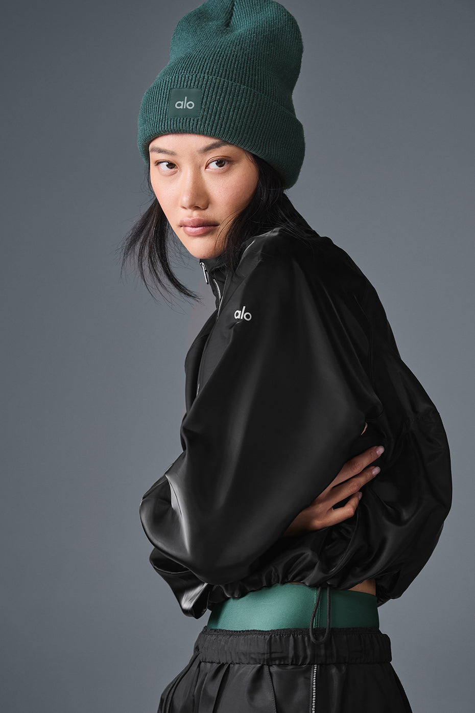 Cropped Afterglow Pullover - Black - Image 4