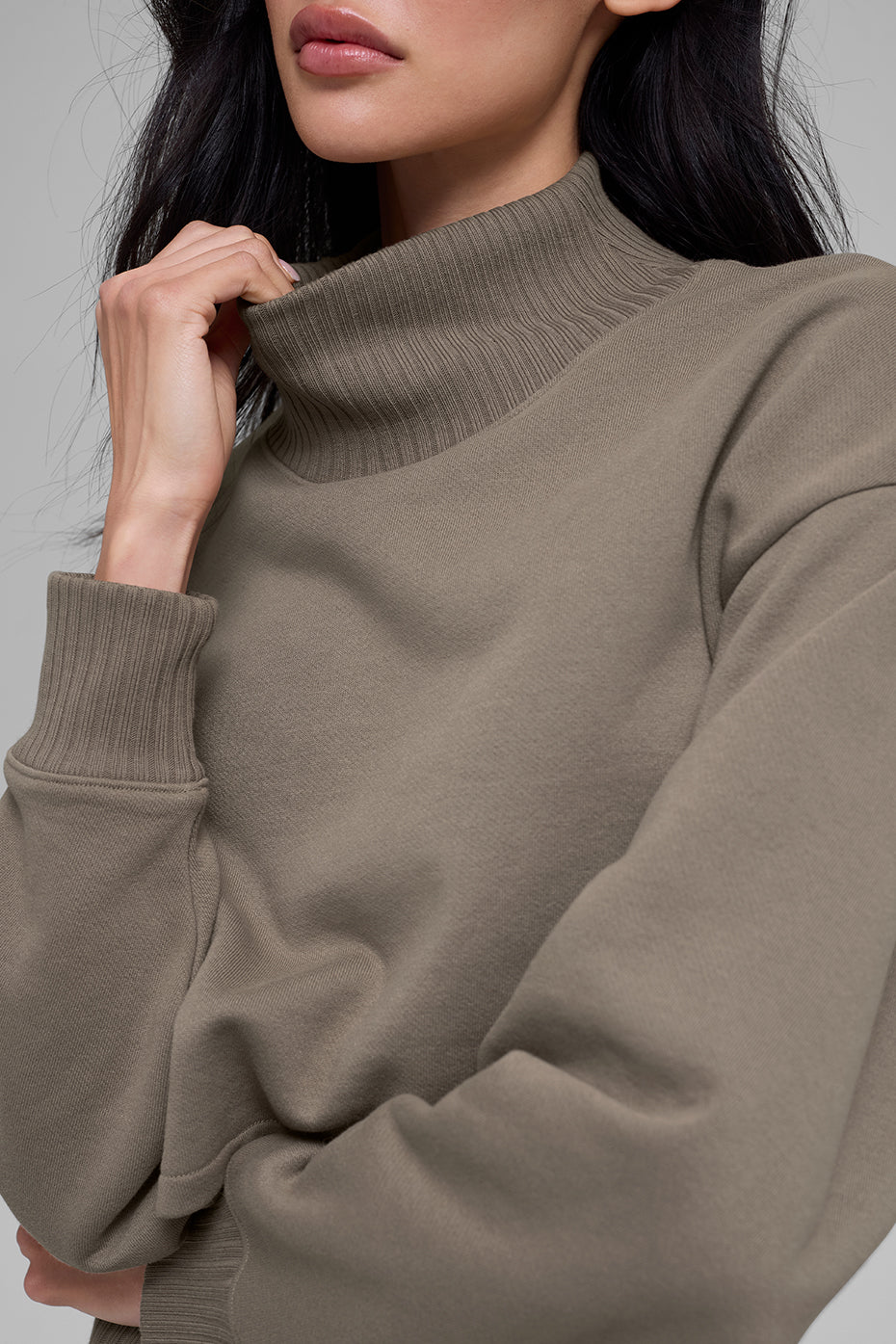 Cropped Serenity Coverup - Light Cocoa - Image 3