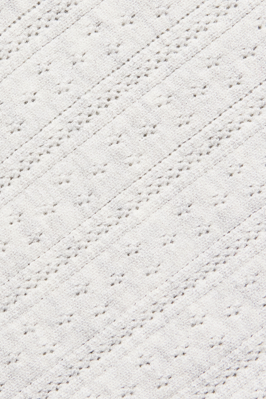 Pointelle Sweater Be Mine Cardigan - Light Grey Heather - Image 5