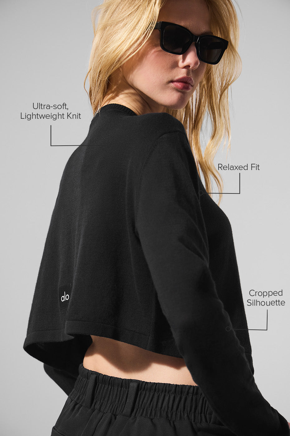 Supernatural Sweater Cardigan - Black - Image 2