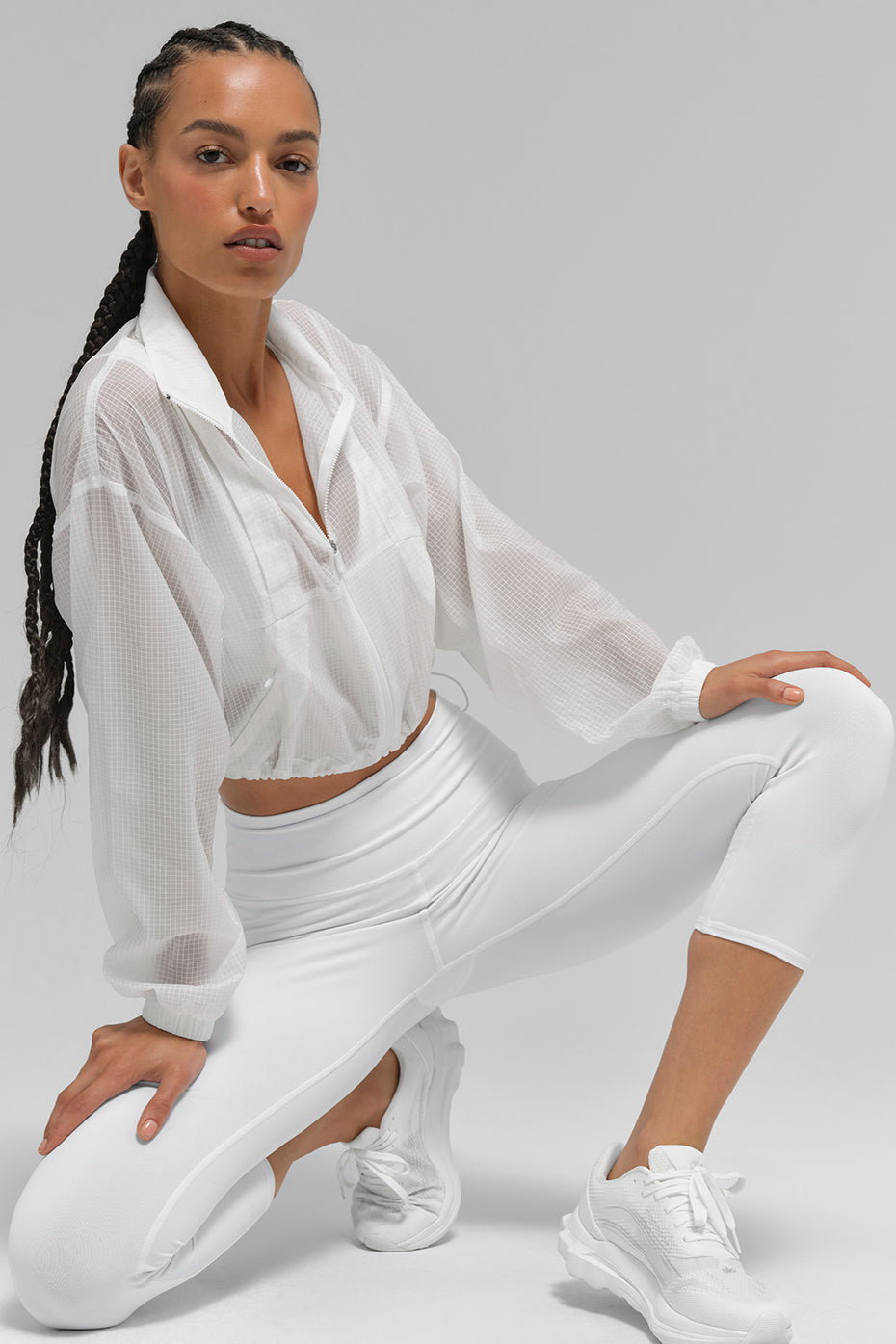 Game Time Full Zip Jacket - White - Image 5