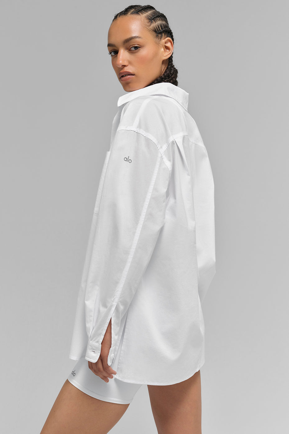 Cotton Real Deal Button Up Long Sleeve - White - Image 3