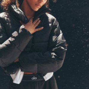 Gold Rush Puffer - Black