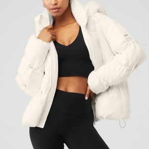 Stunner Puffer Jacket - Ivory