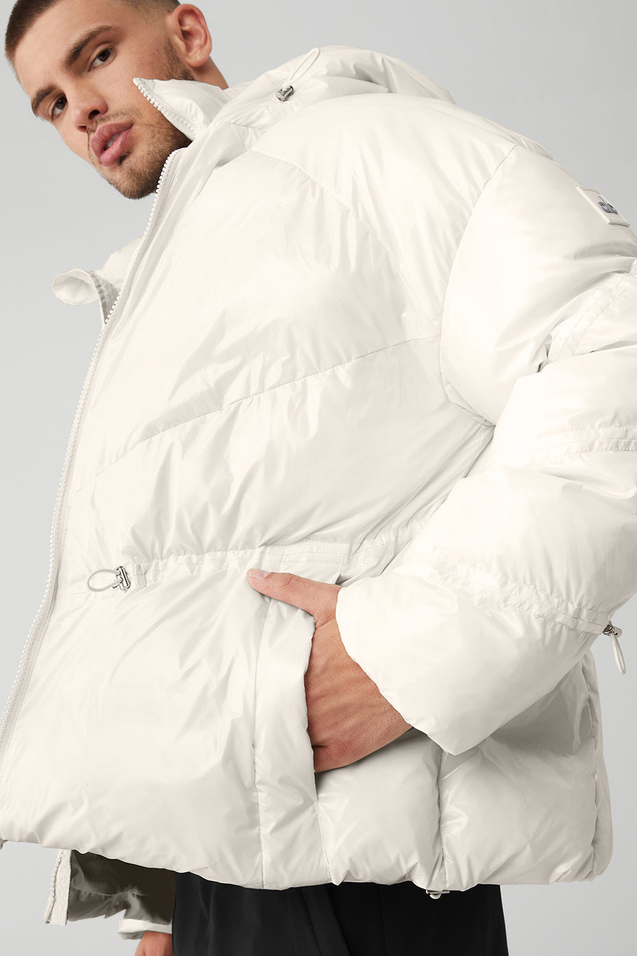 Stunner Puffer Jacket - Ivory - Image 4