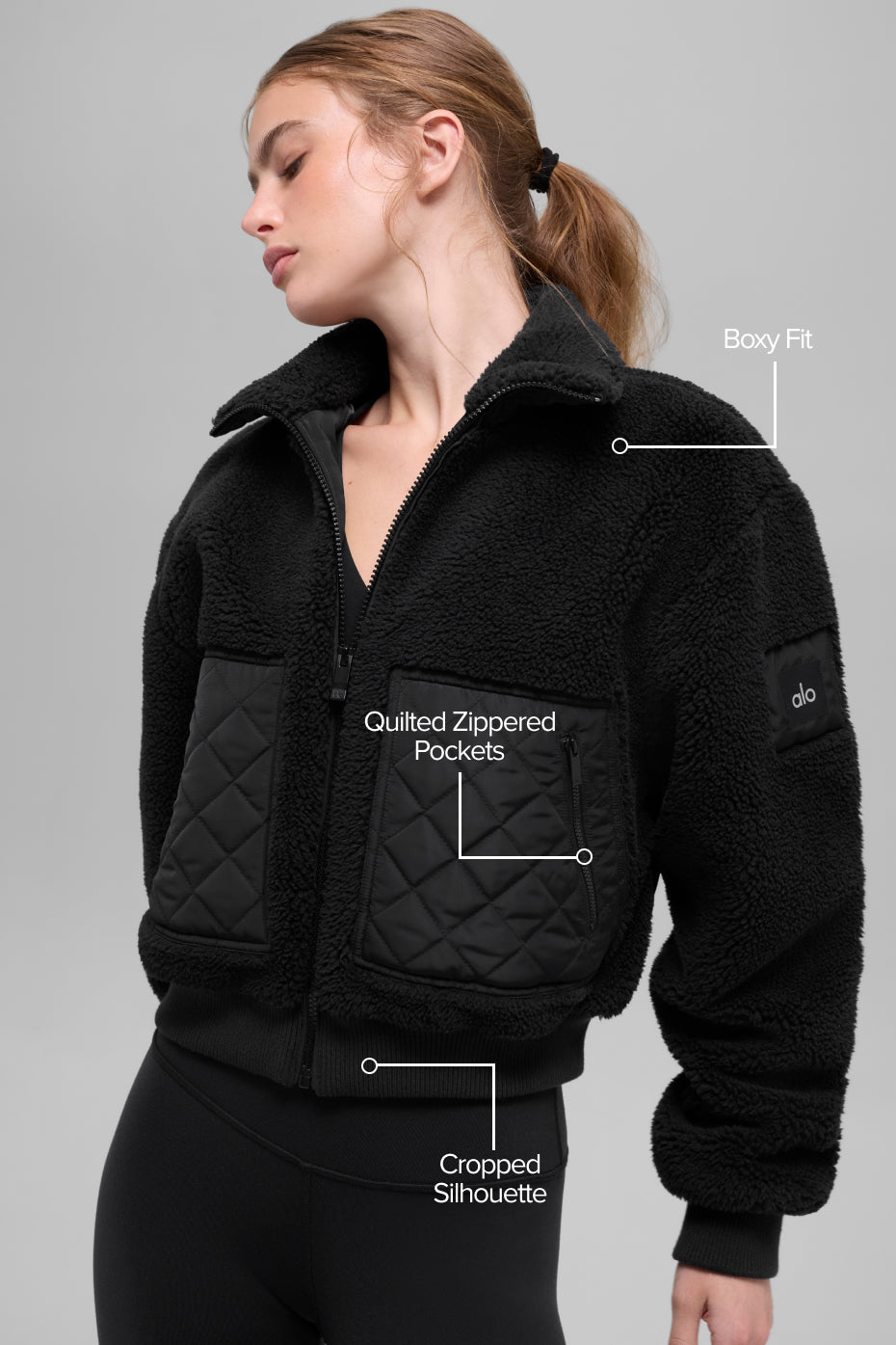 Sherpa Edge Bomber - Black - Image 2