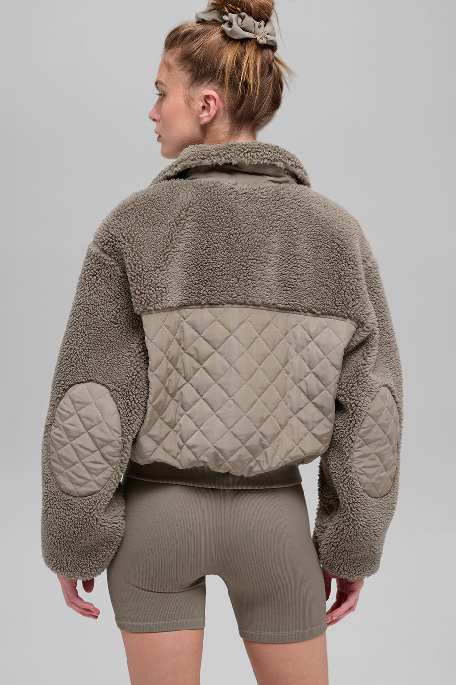 Sherpa Edge Bomber - Light Cocoa - Image 2
