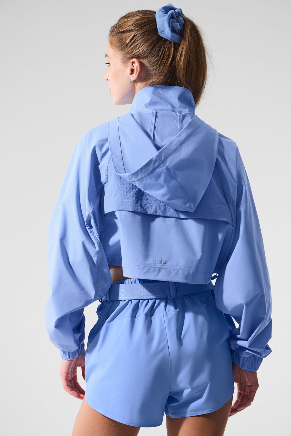 Cropped Playmaker Jacket - Crystal Clear Blue - Image 3