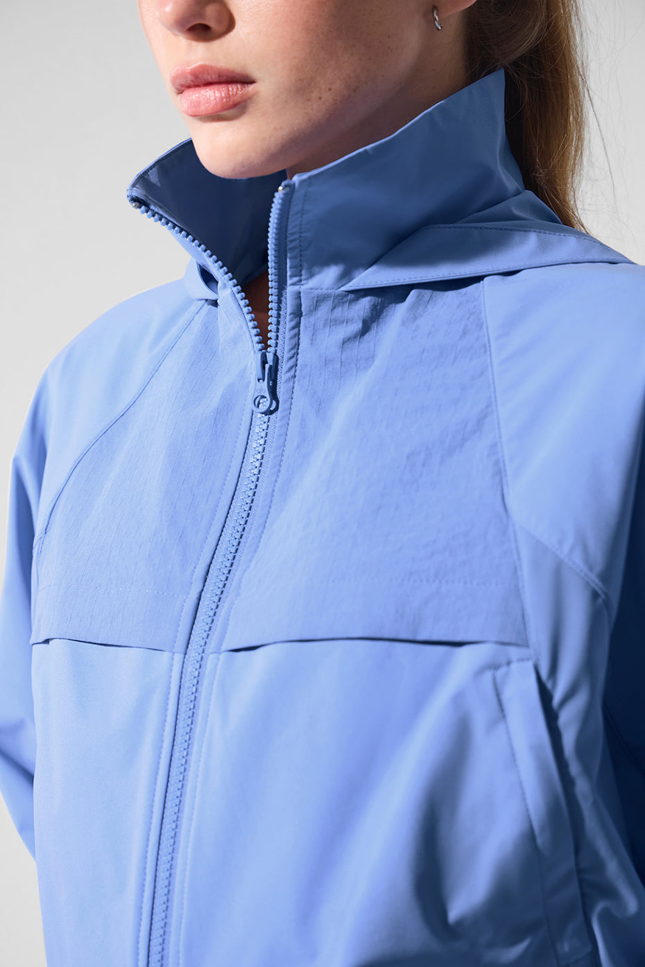 Cropped Playmaker Jacket - Crystal Clear Blue - Image 5