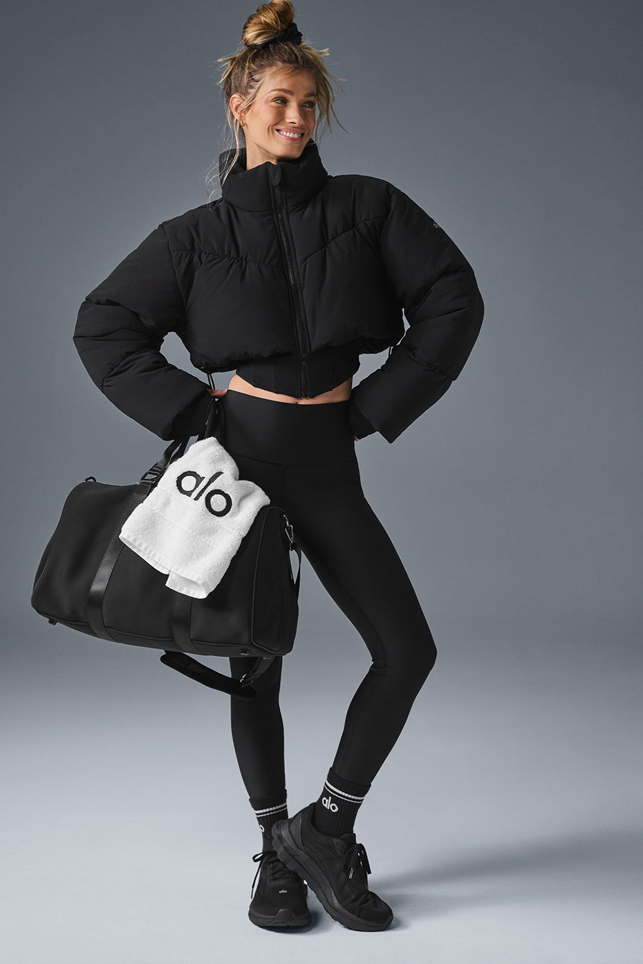 Main Act Corset Puffer - Black - Image 6