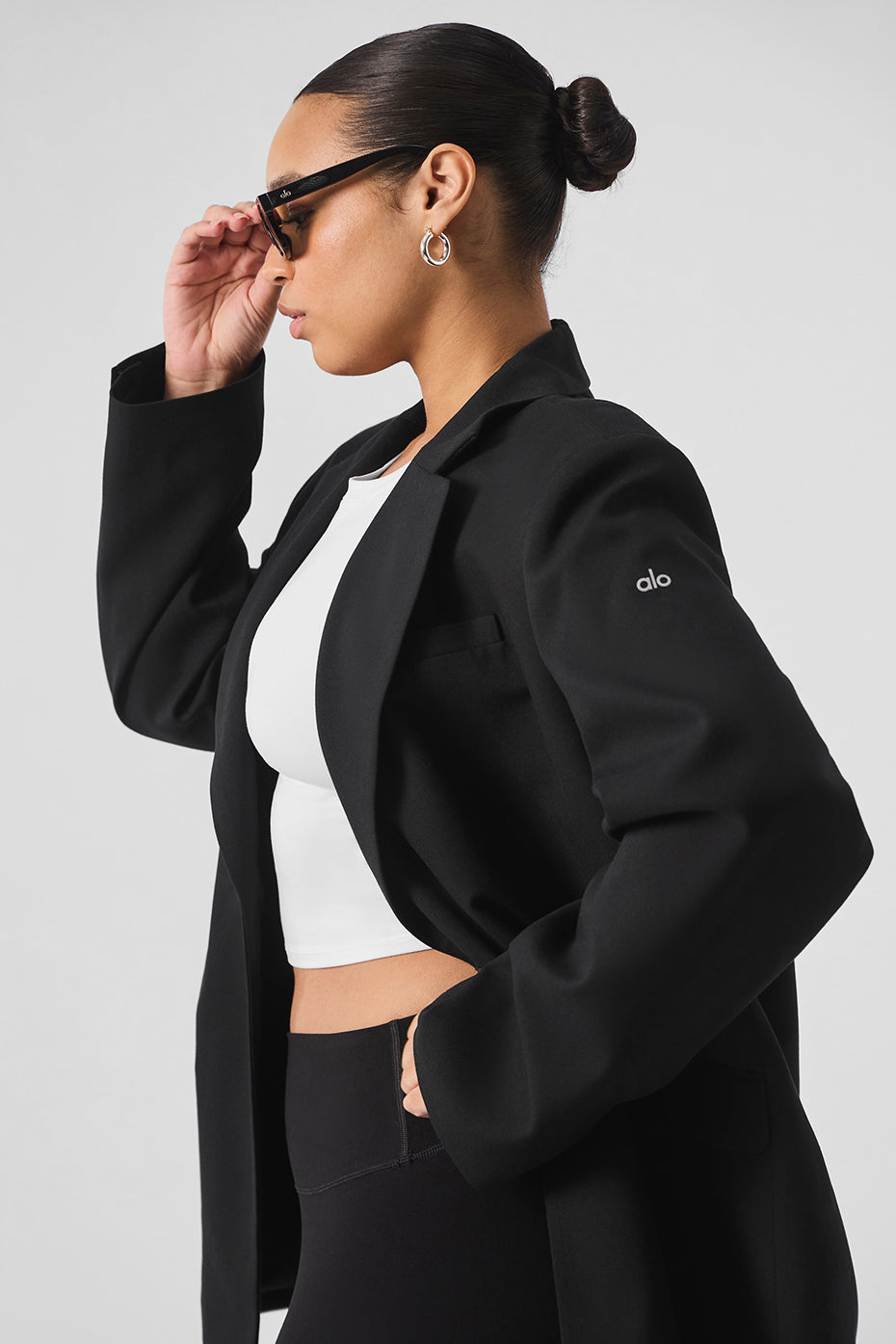First-Class Blazer - Black - Image 6