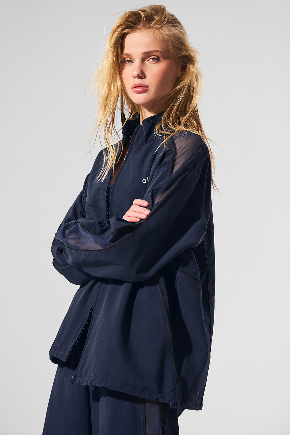 Origin Full-Zip Track Jacket - Navy/Black - Image 5