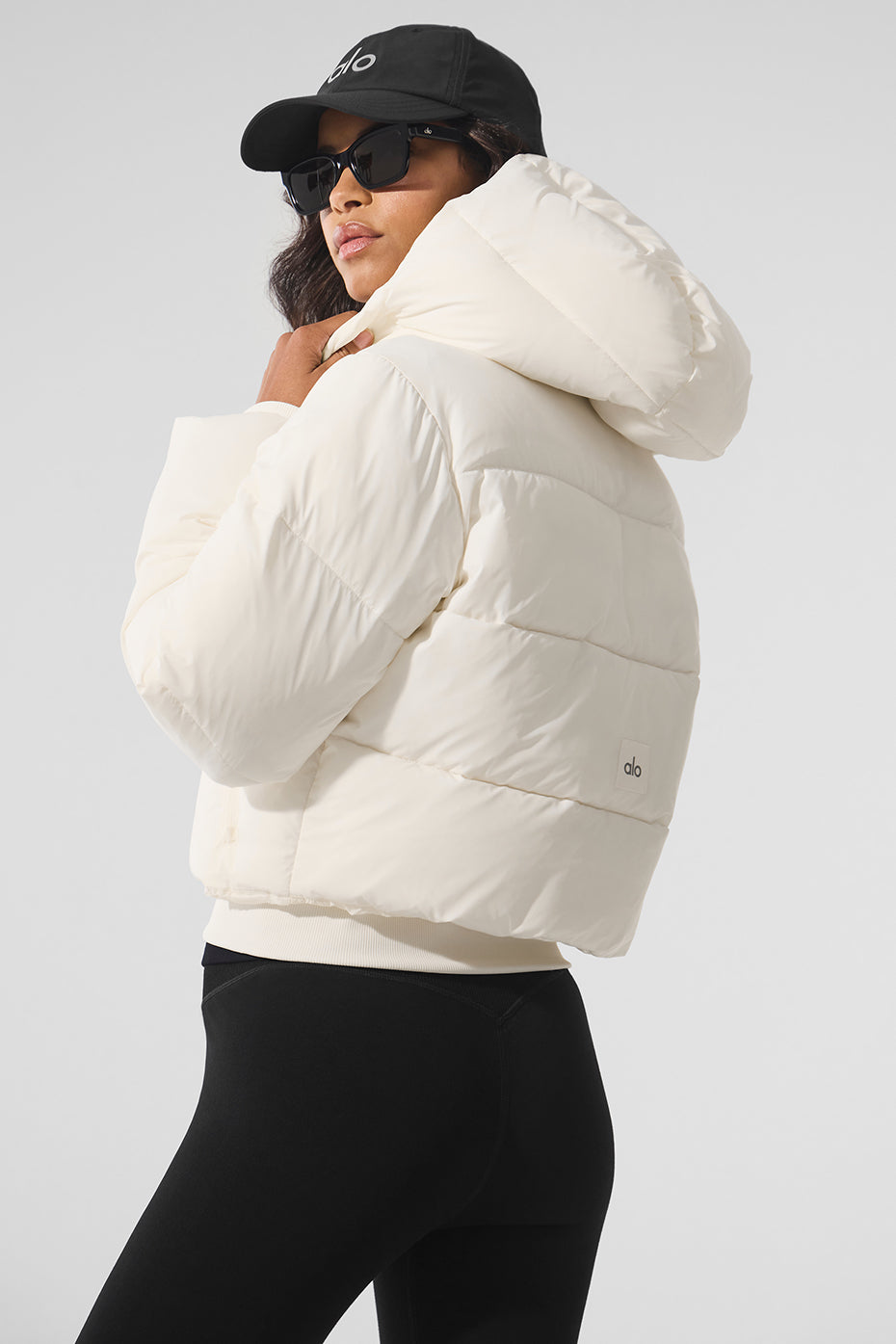 Foxy Puffer Jacket - Ivory - Image 3