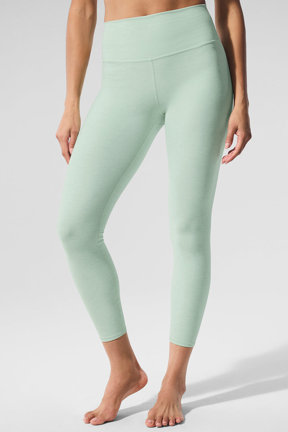 Alosoft High-Waist 7/8 Highlight Legging - Spearmint Heather - Image 3