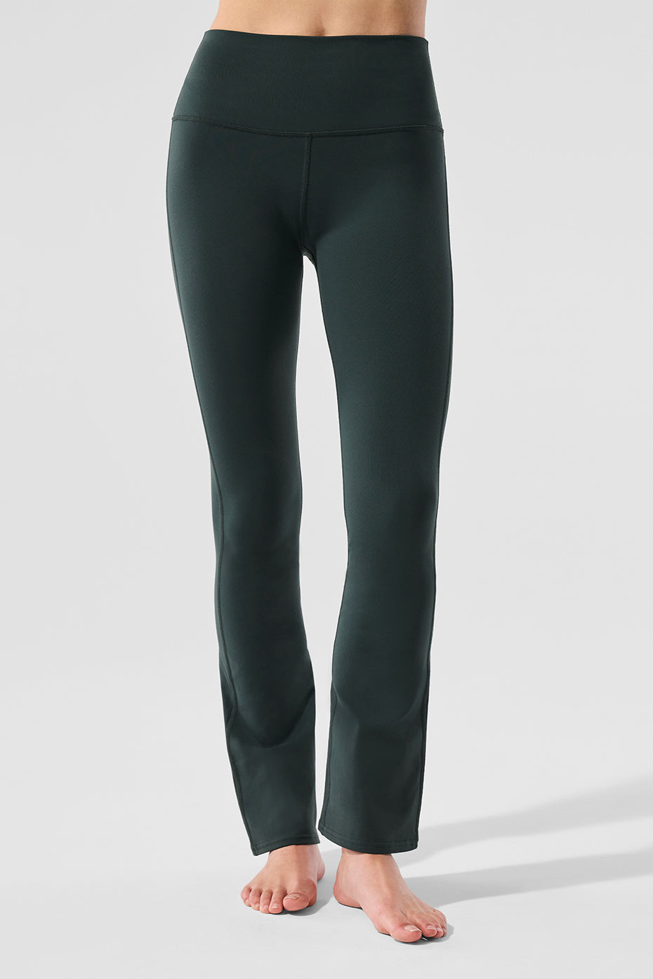 Airbrush High-Waist 7/8 Bootcut Legging - Charcoal Green - Image 2