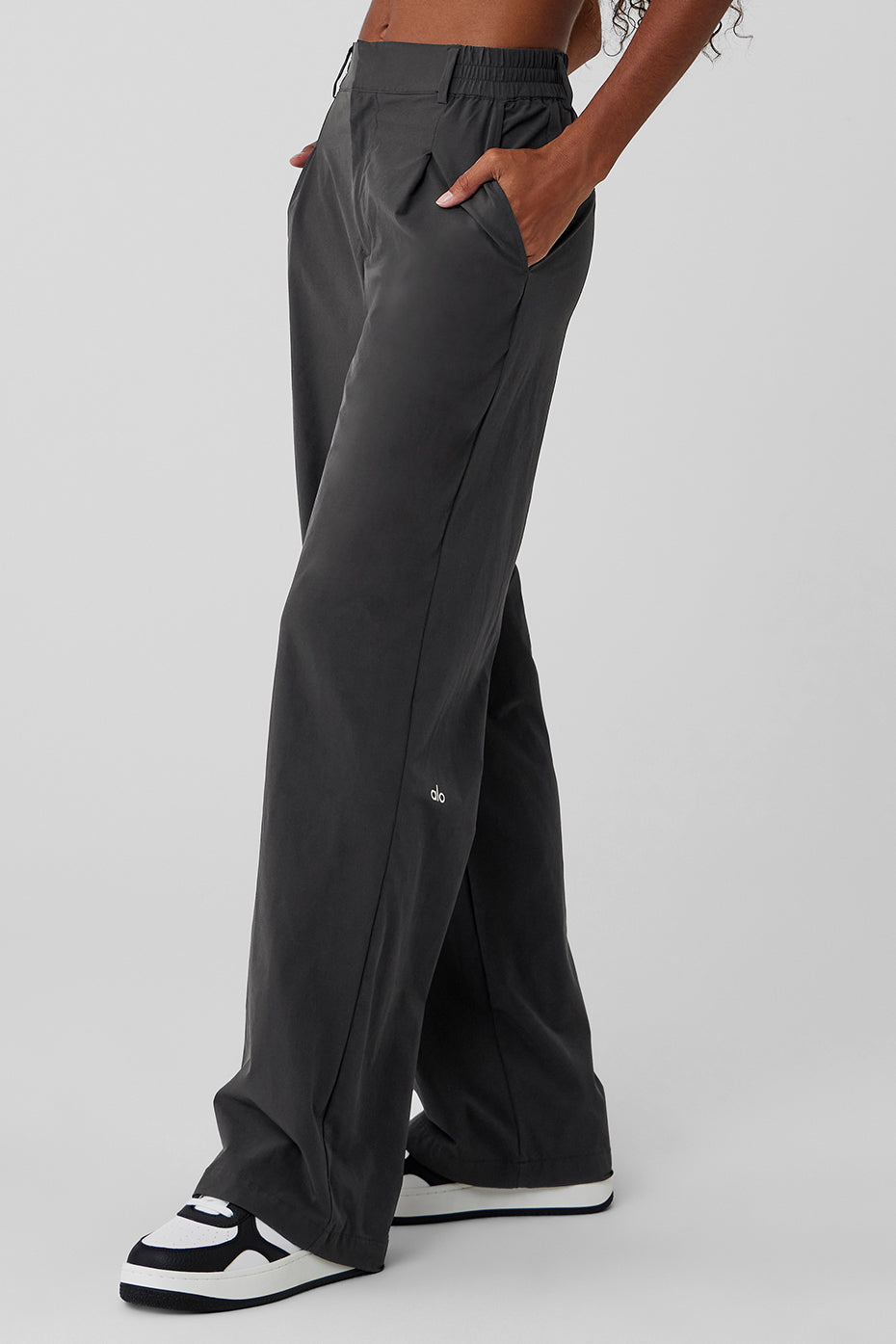 High-Waist Pursuit Trouser - Anthracite - Image 3