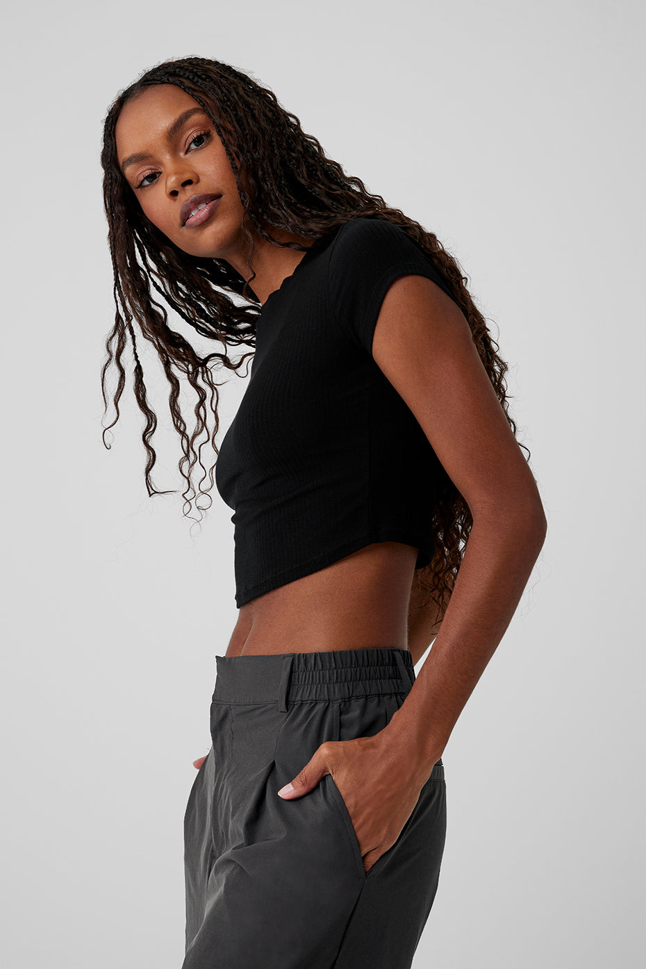 High-Waist Pursuit Trouser - Anthracite - Image 4