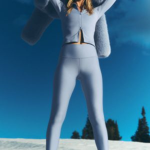 Airlift Winter Warm High-Waist Legging - Winter Frost