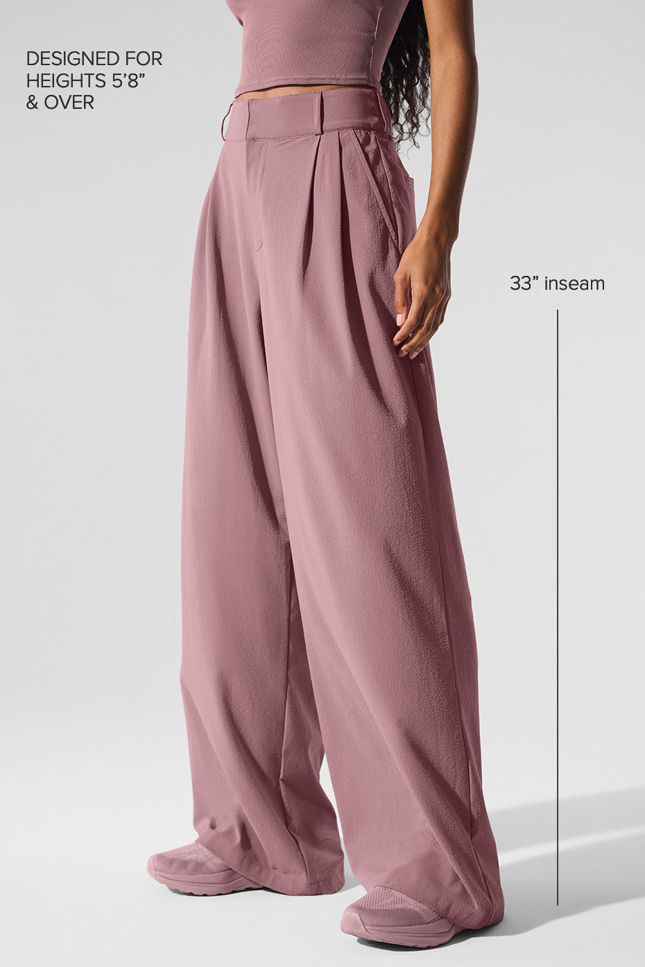 High-Waist Dreamscape Trouser (Long) - Smoky Quartz - Image 2