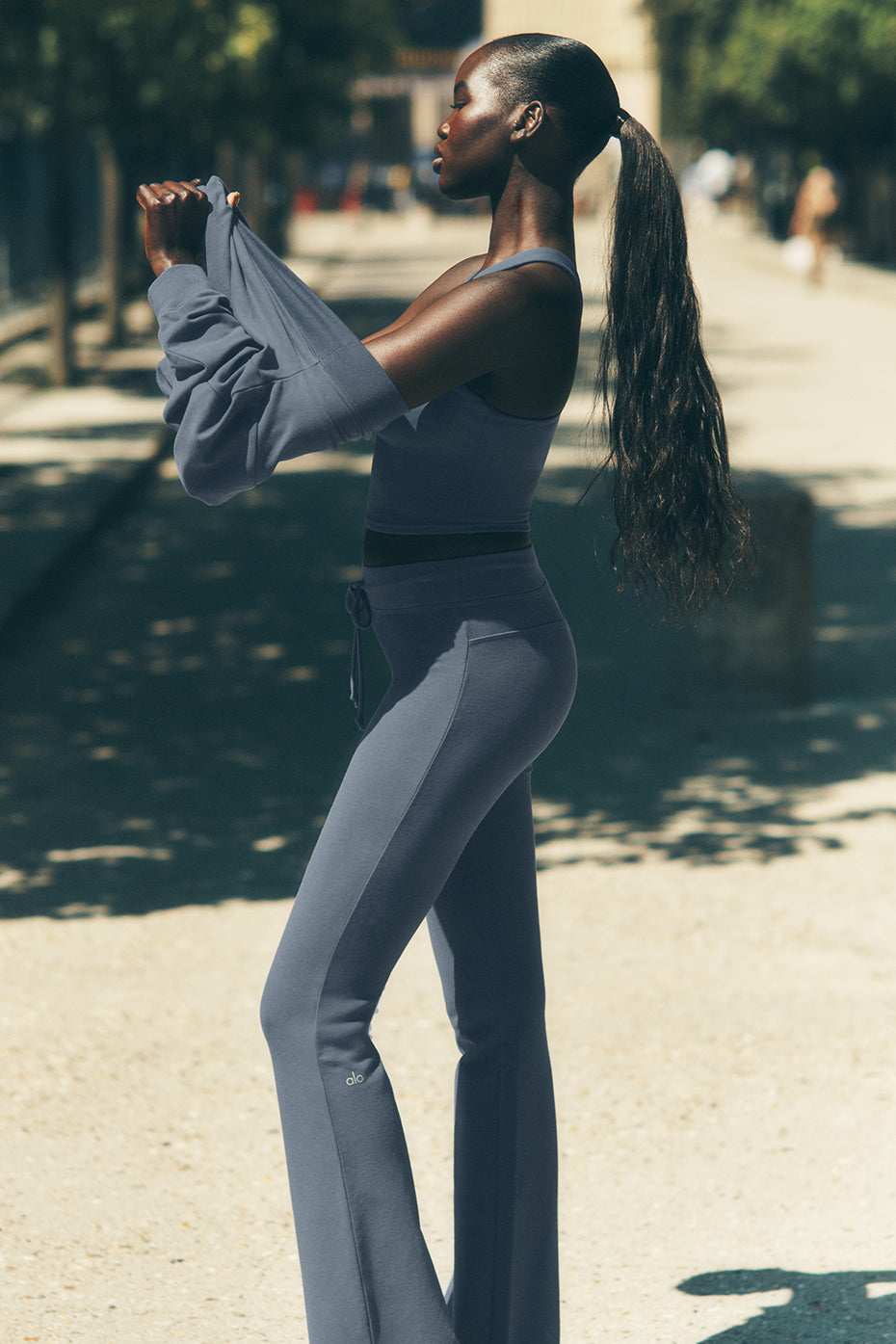 Sway Bootcut Sweatpant - Bluestone