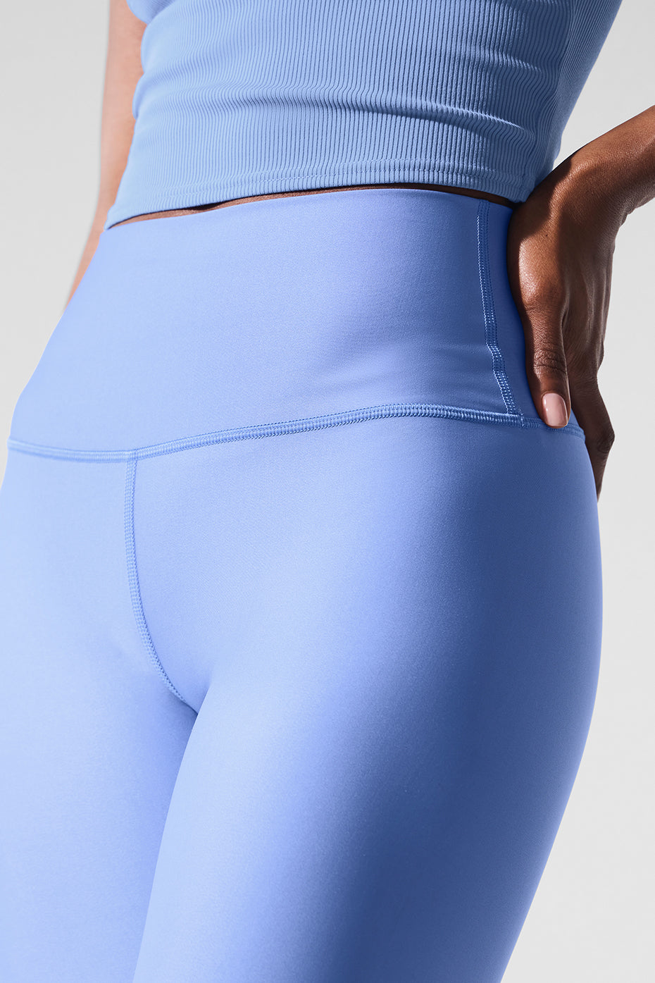 High-Waist Airlift Legging - Crystal Clear Blue - Image 4
