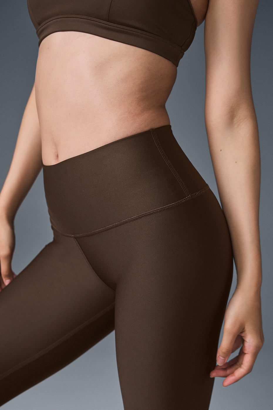 High-Waist Airlift Legging - Espresso - Image 3