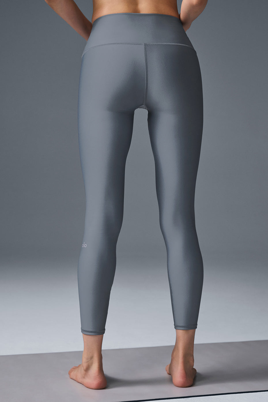 7/8 High-Waist Airlift Legging - Steel Grey - Image 2