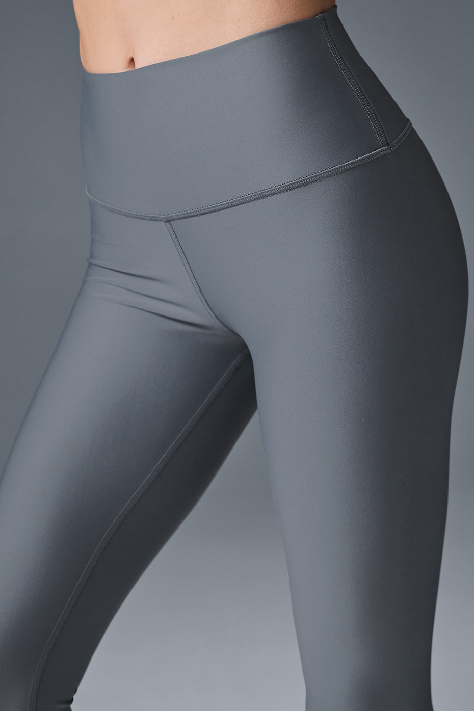 7/8 High-Waist Airlift Legging - Steel Grey - Image 3