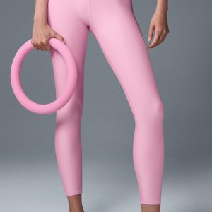 7/8 High-Waist Airlift Legging - Sweet Pink