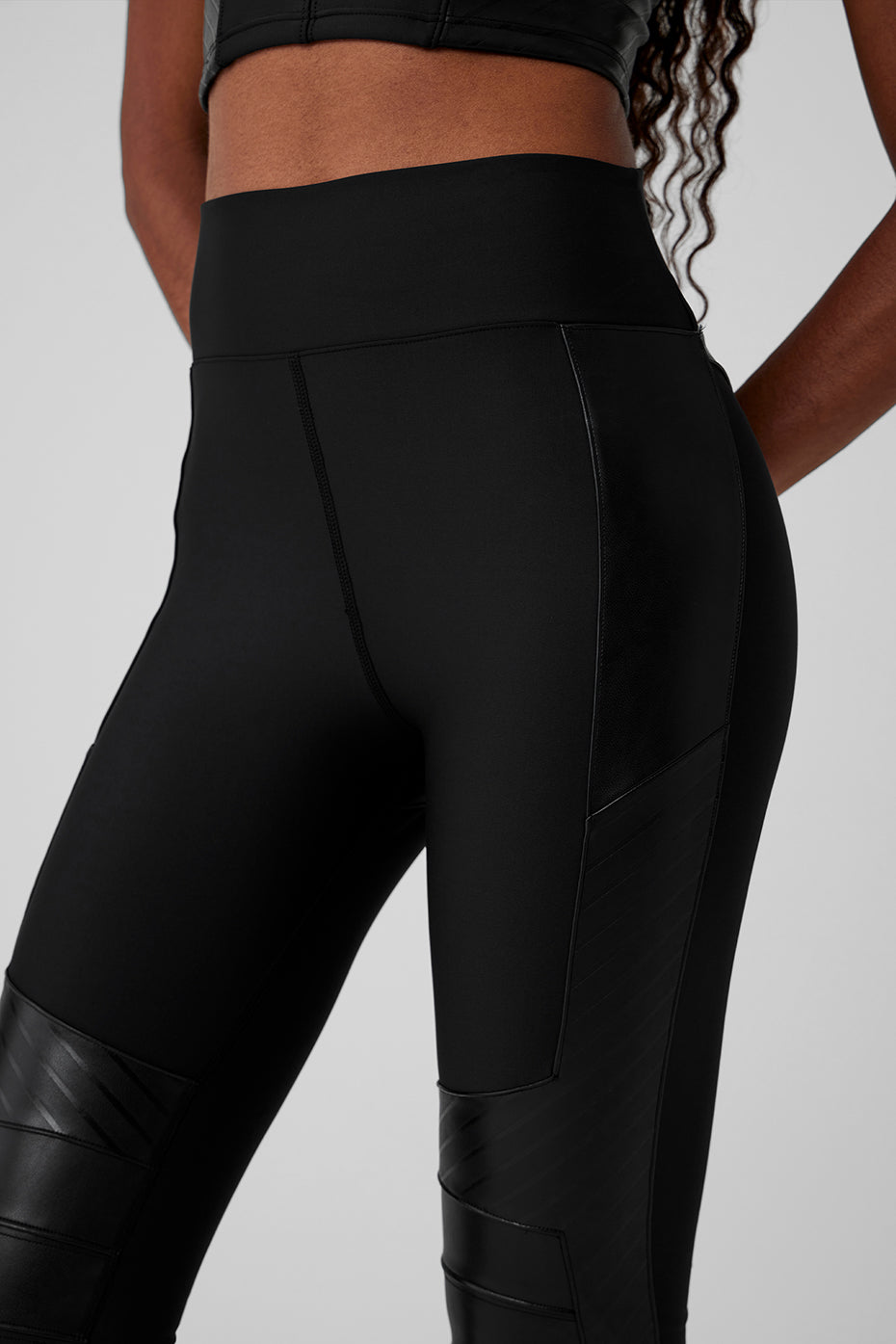 Airlift Winter Warm High-Waist Supermoto Legging - Black - Image 4