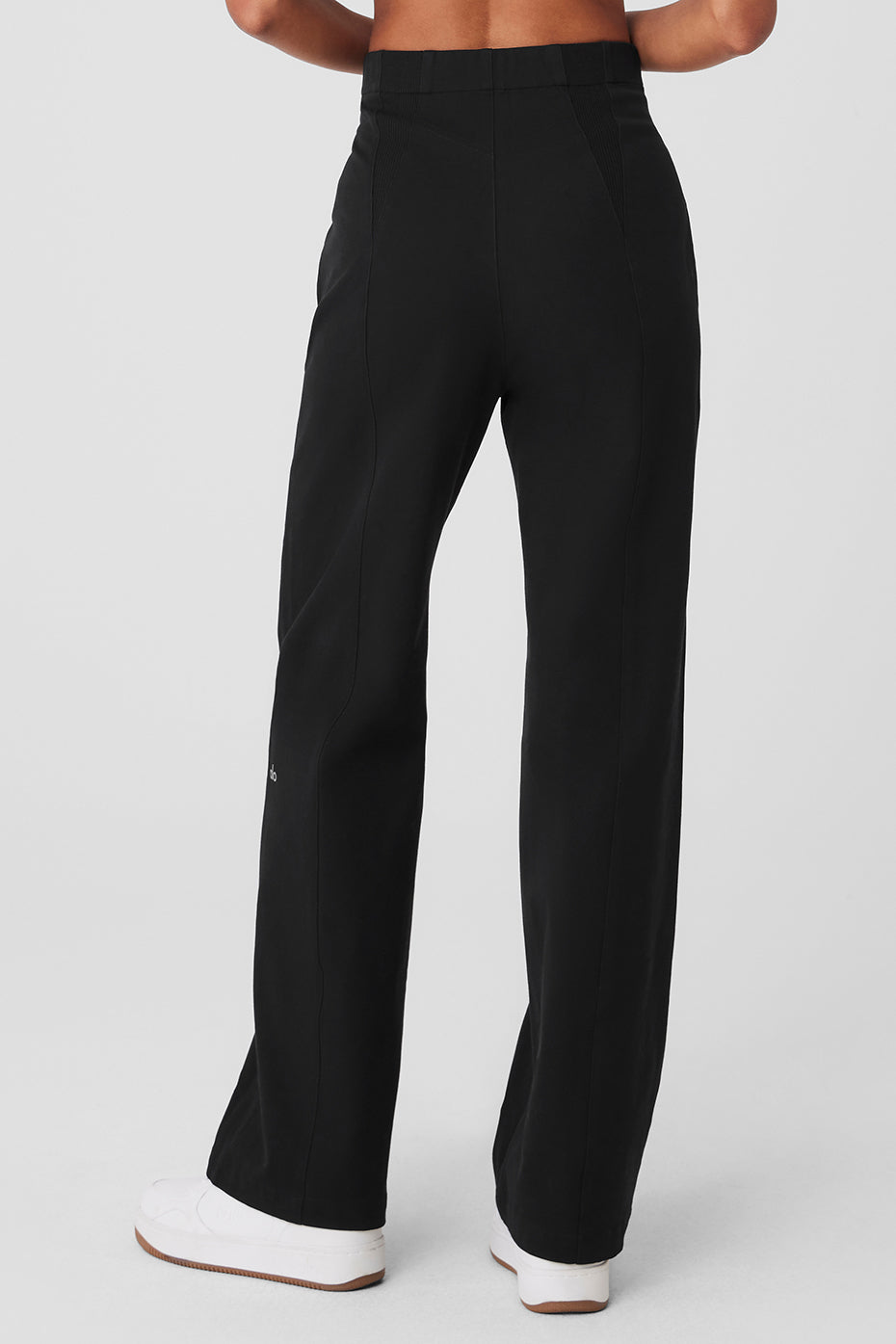 High-Waist On Point Moto Trouser - Black - Image 2