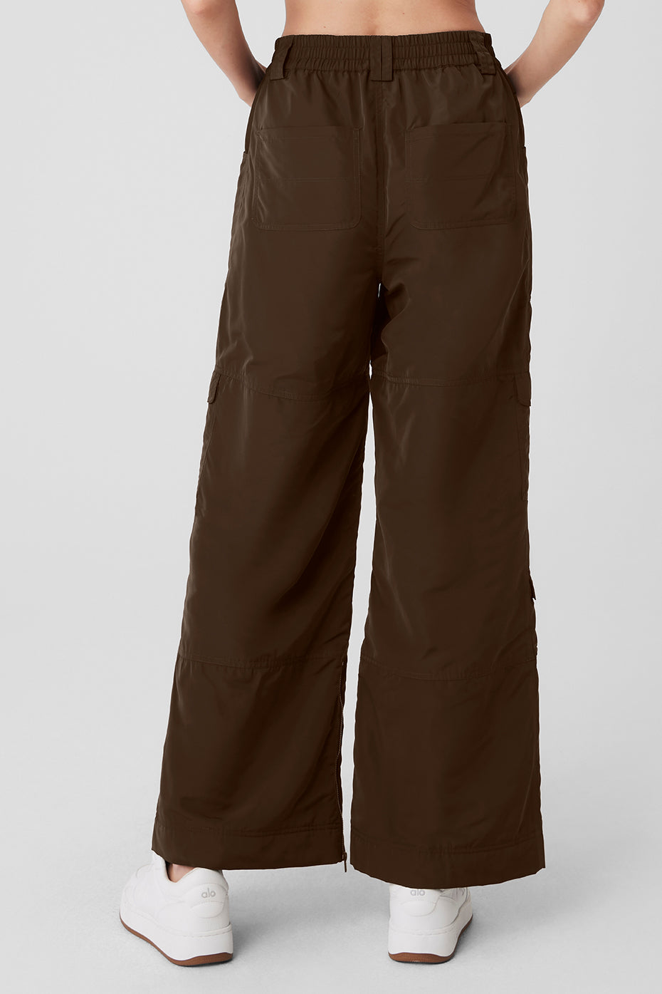 High-Waist Ski-Moto Puffer Pant - Espresso - Image 2
