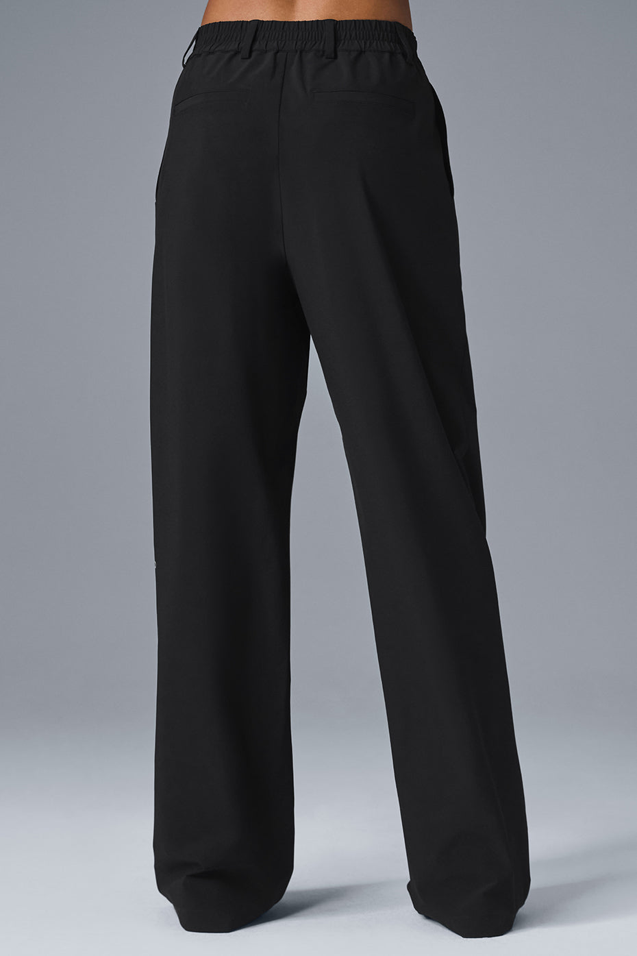 High-Waist Pursuit Trouser (Long) - Black - Image 3