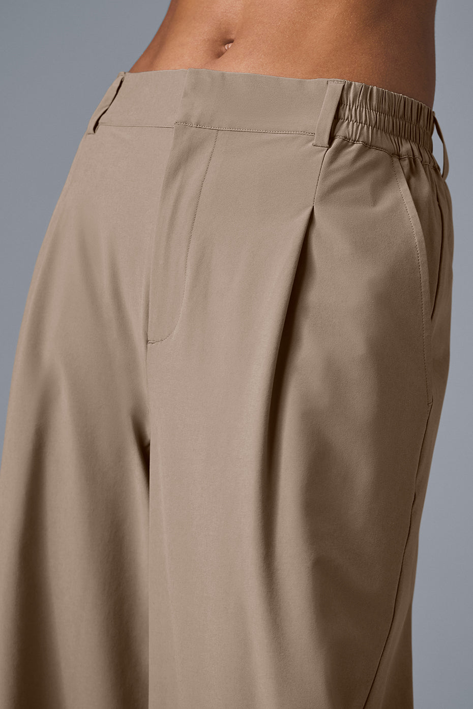 High-Waist Pursuit Trouser (Long) - Gravel - Image 5