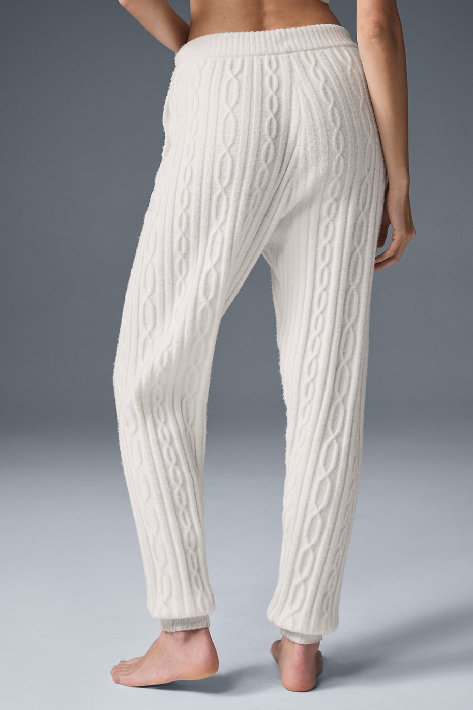 Cable Knit Winter Bliss Pant - Ivory - Image 3
