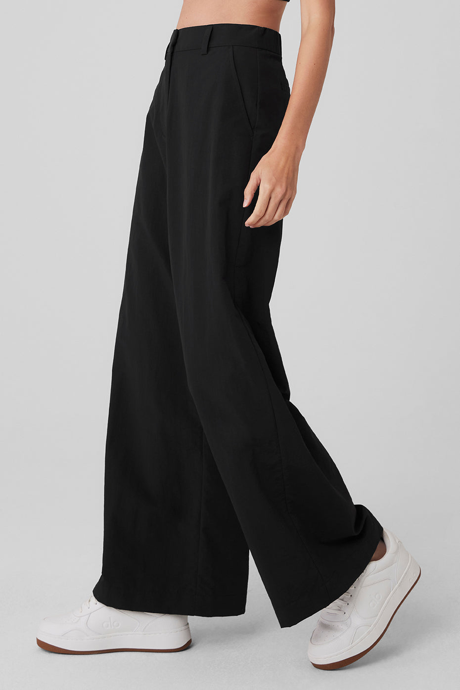 High-Waist Street Smart Trouser - Black - Image 3