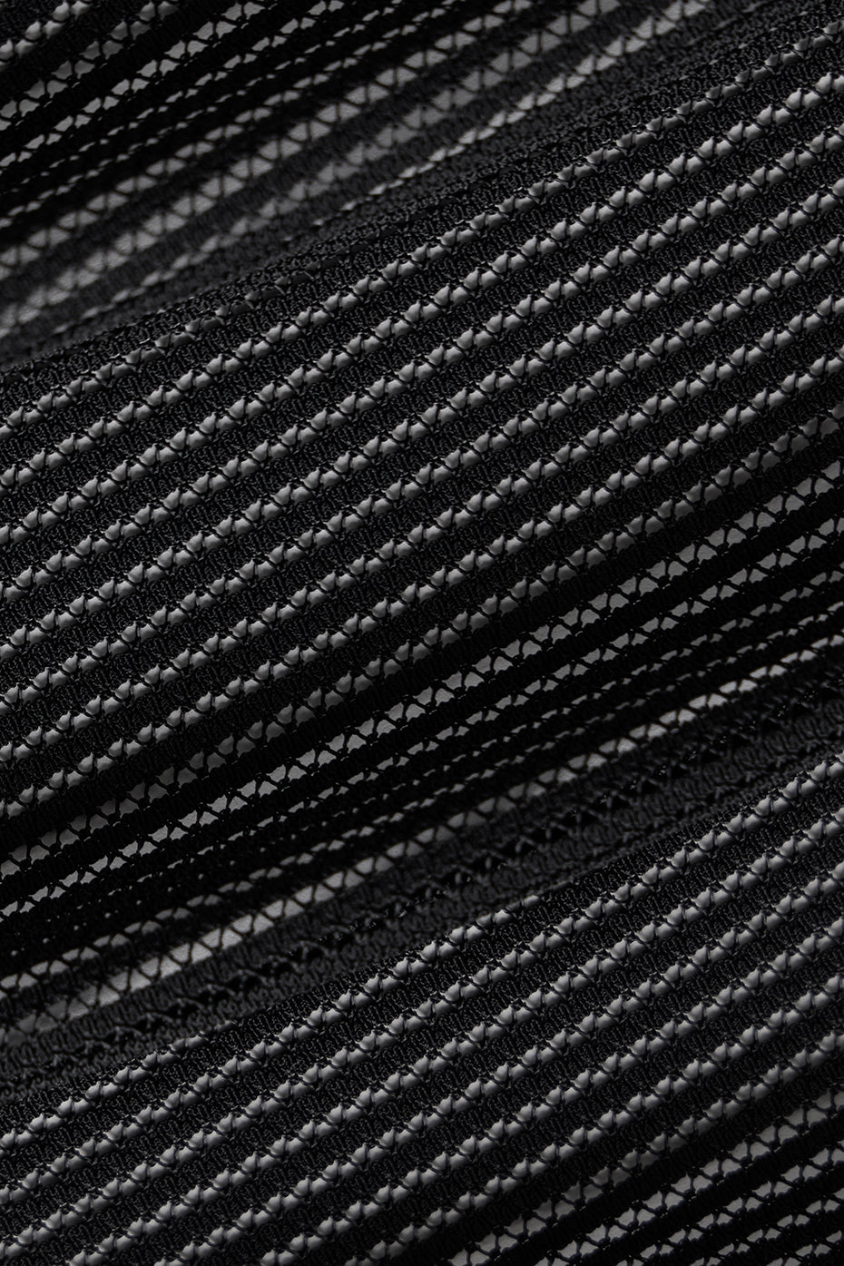 Striped Mesh Tropical Nights Flare Pant - Black - Image 2