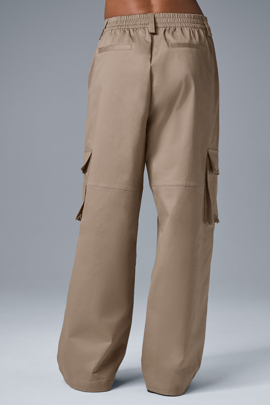High-Waist Night Out Cargo Trouser - Gravel - Image 3