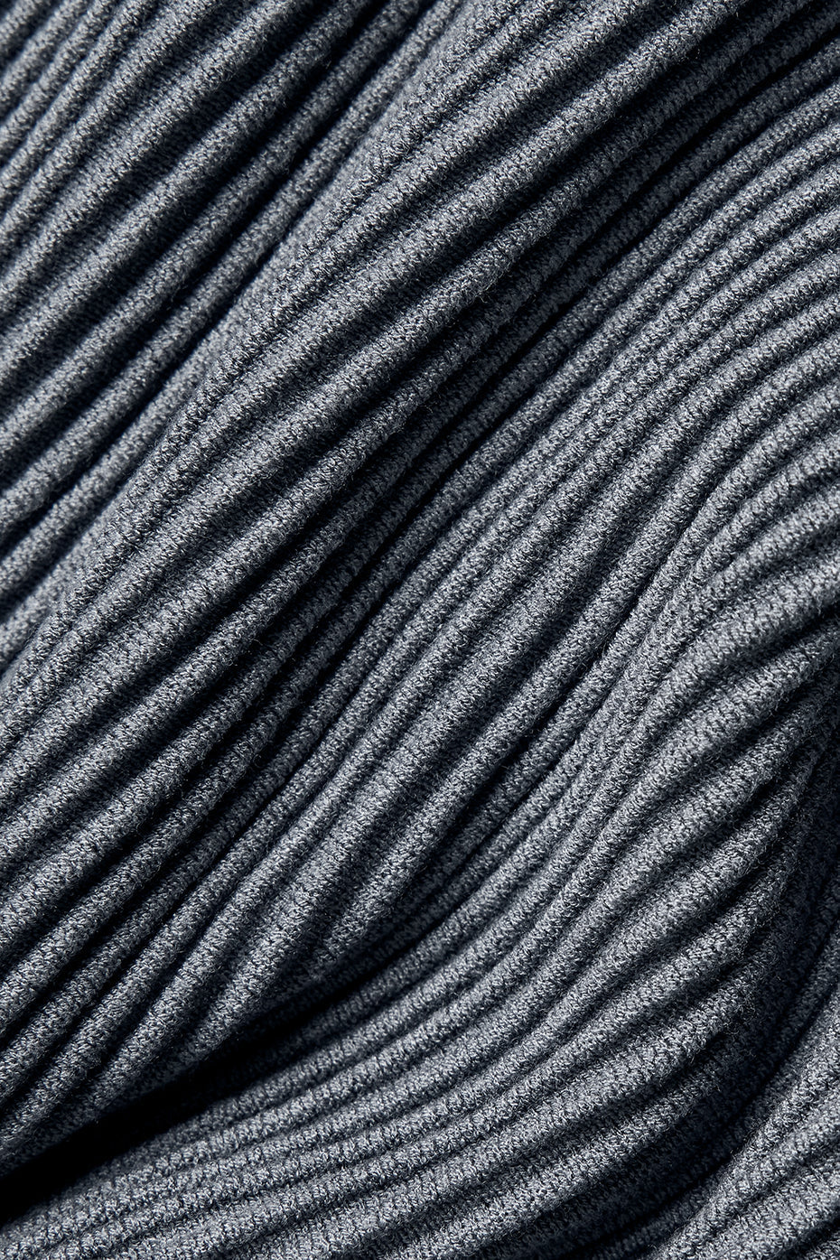 Denim Knit High-Waist Flare Pant - Steel Grey/Anthracite - Image 5