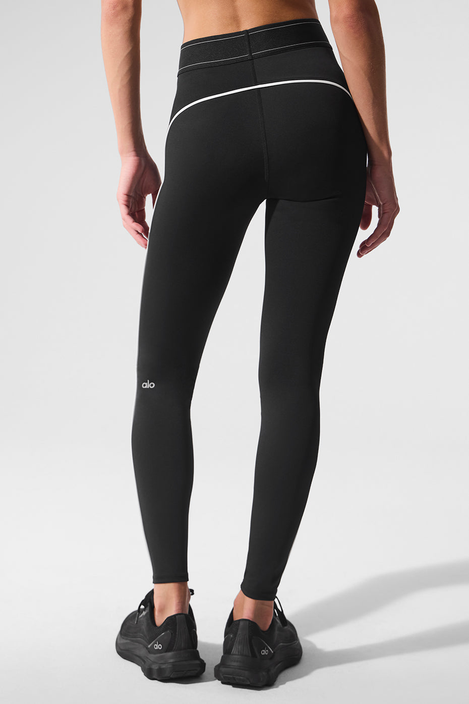 Airlift High-Waist Suit Up Legging - Black/White - Image 3