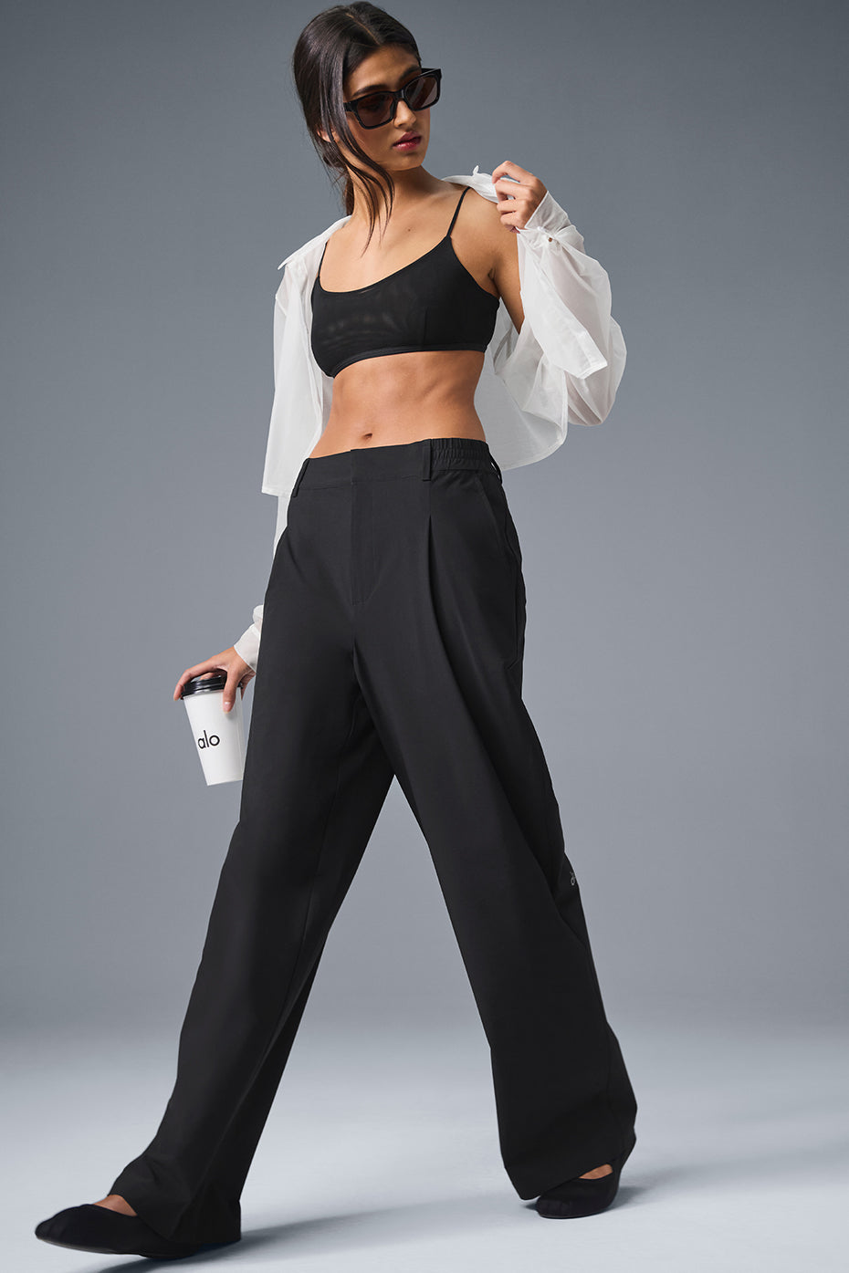 High-Waist Pursuit Trouser (Regular) - Black - Image 6