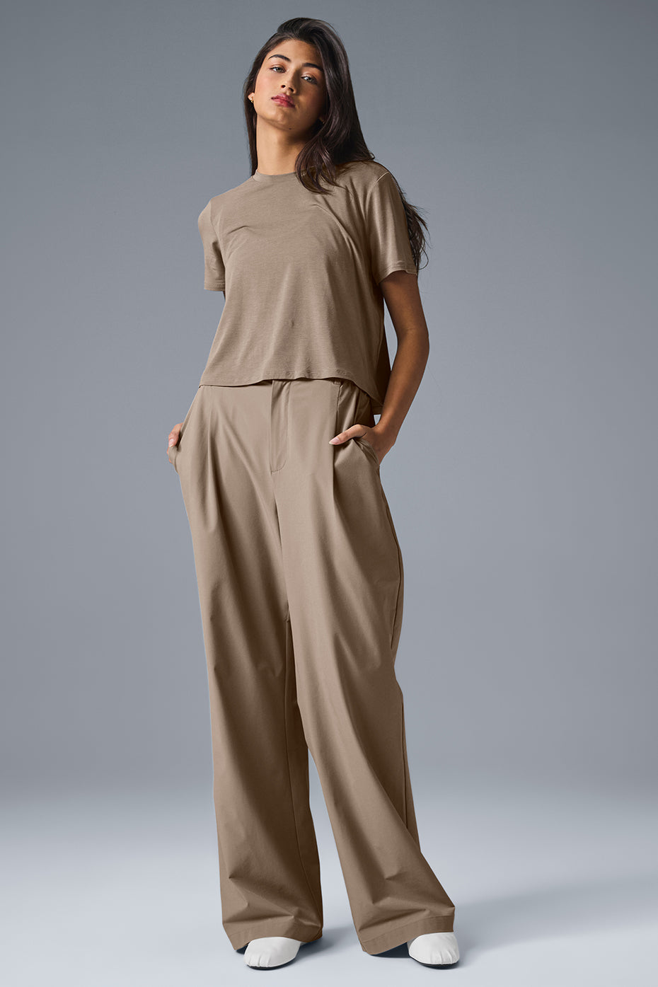 High-Waist Pursuit Trouser (Regular) - Gravel - Image 5