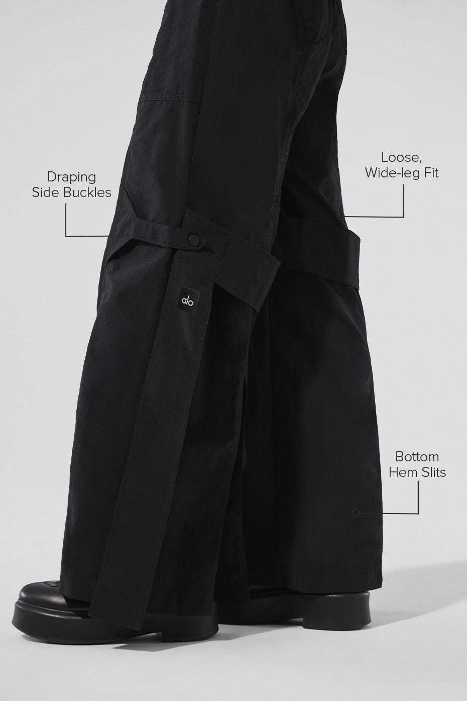 High-Waist Voyager Trouser - Black - Image 2