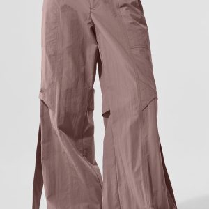 High-Waist Voyager Trouser - Mushroom