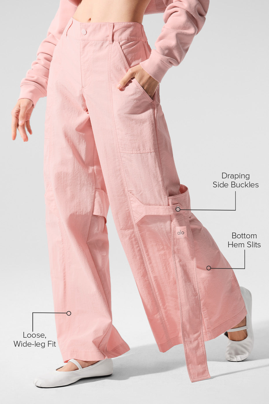 High-Waist Voyager Trouser - Pink Quartz - Image 2