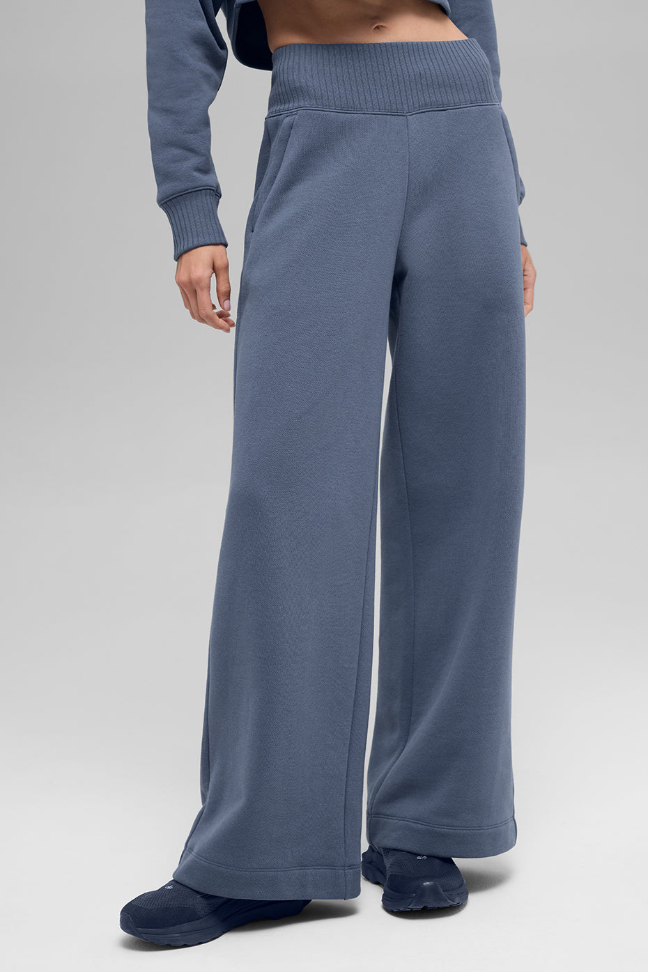Serenity Wide Leg Sweatpant - Bluestone - Image 2