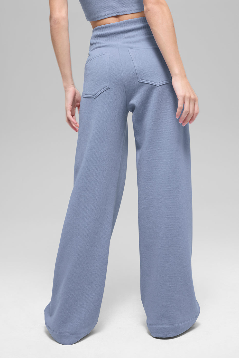 Serenity Wide Leg Sweatpant - Winter Frost - Image 4